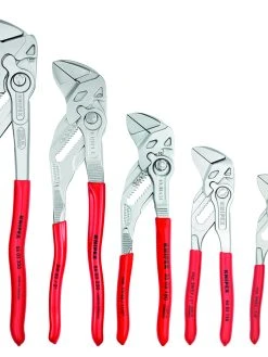 Knipex 00 19 55 S4 5 Piece Lock Button Waterpump Grip Plier Set
