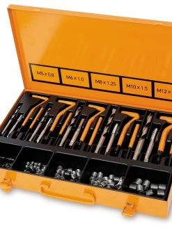 Beta Tools Beta 437U/09 Assortment For Reparing Damaged Thread (Coil) Kit M5, M6, M8, M10 &amp; M12
