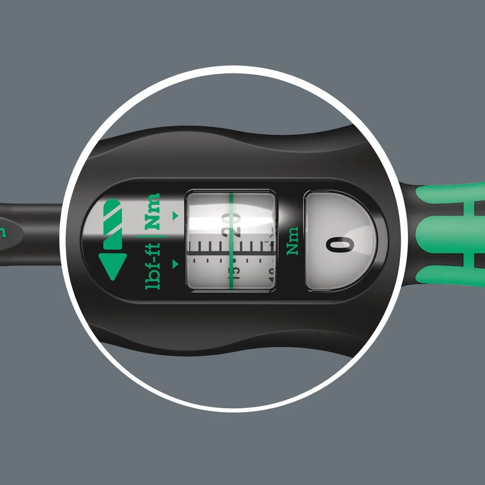Wera 075651 Click-Torque X 1 Adjustable 9x12 End Fitting Torque Wrench 2.5-25Nm - Image 4