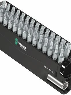 Wera 057432 Bit-Check 30 Wood 2 Screwdriver Bit Set &amp; Holder PH/PZ/TX