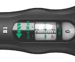 Wera 075610 Click-Torque B 1 3/8" Drive Reversible Torque Wrench 10-50Nm