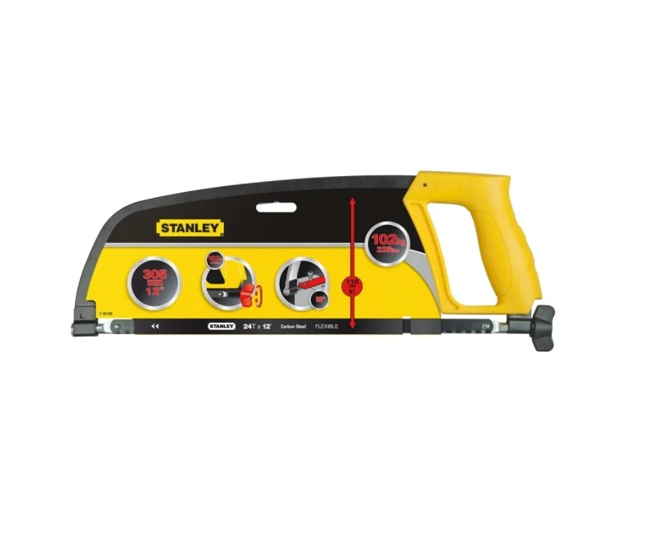 Stanley 1-15-122 Enclosed Grip Hacksaw 12" 300mm - Image 4