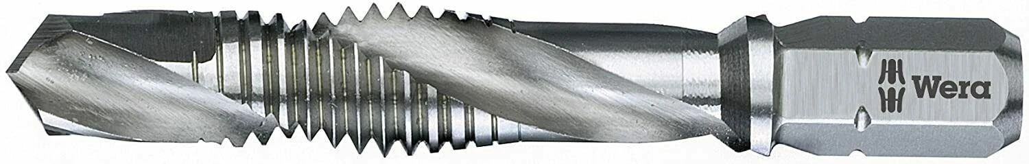 Wera 104651 847/7 7 Piece Metric Combination HSS Drill Tap Bit Set & 1/4" Bit Holder - Image 3