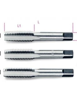 Beta Tools Beta 430 3 Pce.Coarse Pitch Hand Tap - 22M X 2.5mm