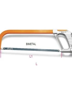 Beta Tools BETA 1726 HACKSAW FRAME WITH BLADE ATTACHMENT SYSTEM IN THE HANDLE