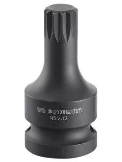 Facom NSV.14 1/2" Drive XZN Spline Impact Bit Socket M14