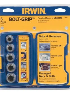 Irwin 10504634 Bolt-Grip Fastener Remover Set For Damaged/Rounded Nuts