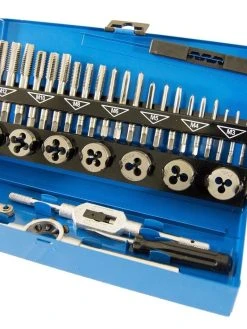 Craft-Pro By PRESTO Tap And Die Set M3 - M12 In A Steel Case