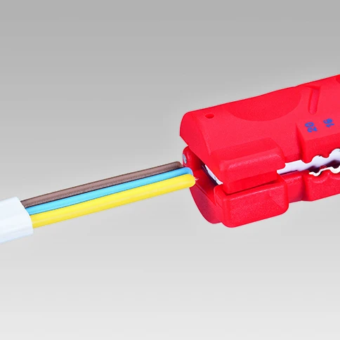 Knipex 16 64 125 SB Round & Flat Cable Dismantling Stripping Tool 13mm - Image 6