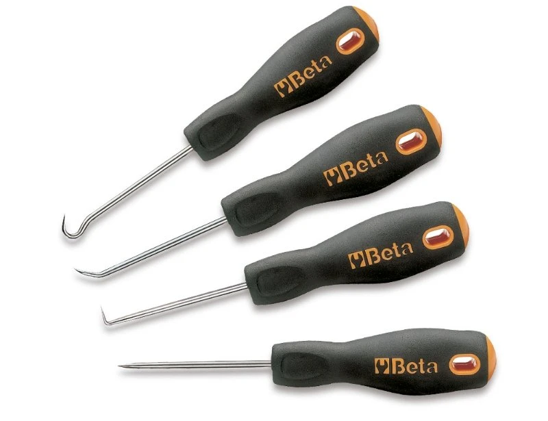 Beta Tools Beta 1687/S4 4 Piece Precision Engineers Scribers With Handles