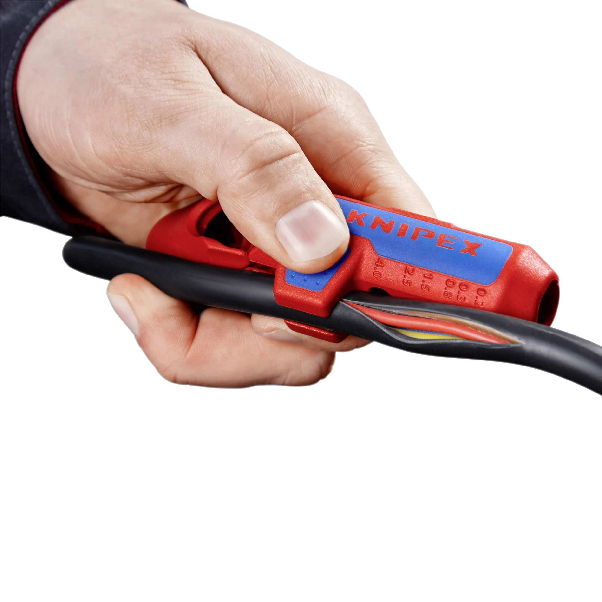 Knipex 16 95 02 SB ErgoStrip® Universal Stripping Tool - Left Handed - Image 4