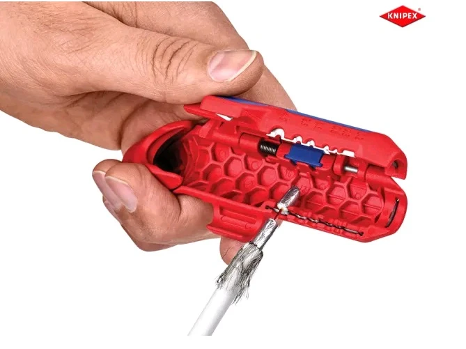 Knipex 16 95 02 SB ErgoStrip® Universal Stripping Tool - Left Handed - Image 2