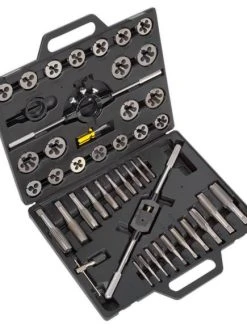 Sealey Tools AK303IMP Tap And Die Set 1/4" - 1" UNF And UNC Imperial Threads In A Sturdy Case