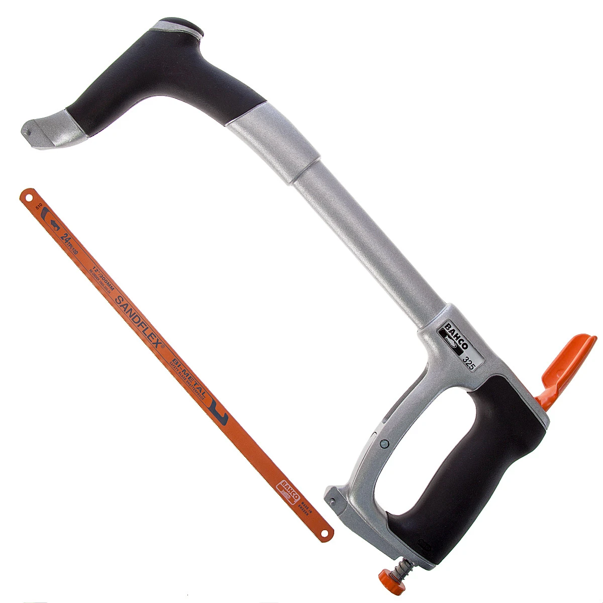 Bahco Gedore 407 Heavy Duty Ergonomic Metal Hacksaw 12" & Bi-Metal Blade - Image 2