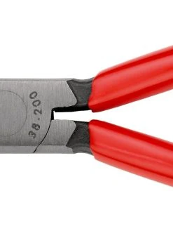 Knipex 38 91 200 Mechanics Half Round Long Nose Pliers 200mm (For Spark Plugs &amp; Round Components)