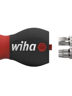 Wiha 43613 SB 3802-01 1/4" Micro Stubby Bit Holder Screwdriver &amp; Bits