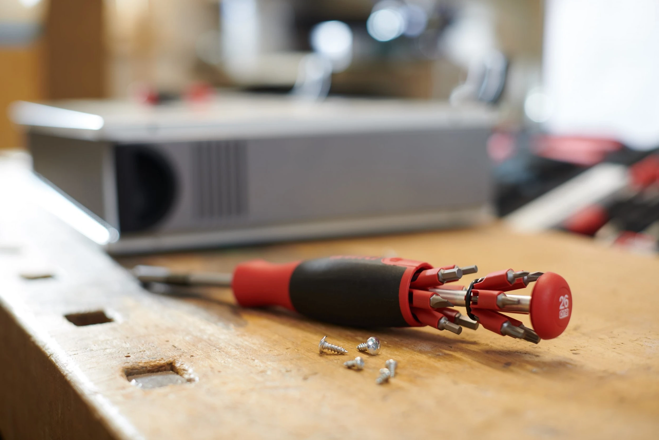 Wiha 43895 1/4" LiftUp 26 Piece Magazine Bit Holder Screwdriver & Bits Set - Image 5