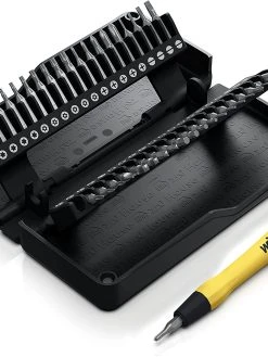 Wiha 'Zai Hause' 44624 42 Piece 40in1 ESD Micro Precision Screwdriver Bit Set