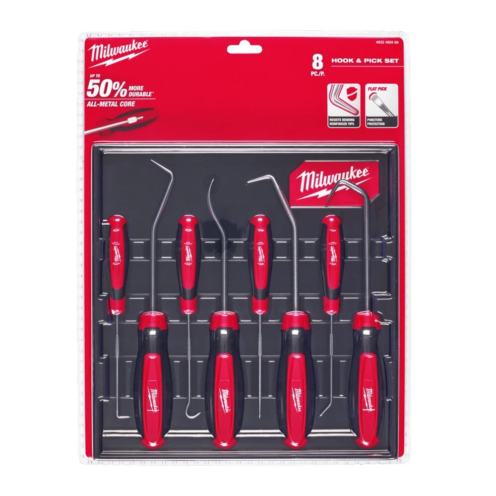 Milwaukee 4932480569 8 Piece Hook & Pick Set - Image 4