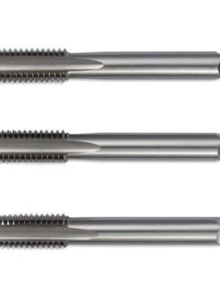 Presto 3 Piece Metric High Speed Steel (HSS) Hand Tap Set M8x1.0 Fine Thread