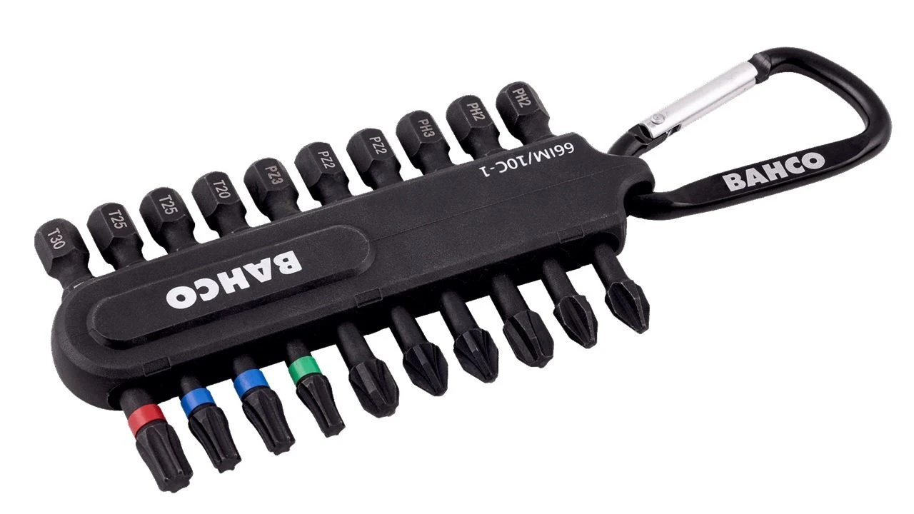 Bahco 66IM/10C-1 10 Piece 1/4" Impact Screwdriver Bit Set Pozi/Phillips/Torx - 50mm Long - Image 3