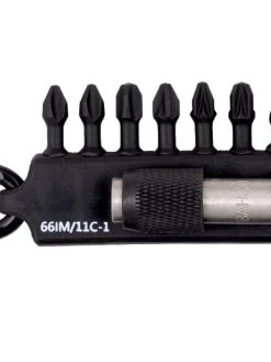 Bahco 66IM/11C-1 11 Piece 1/4" Impact Screwdriver Bit Set Pozi/Phillips/Torx + Bit Holder