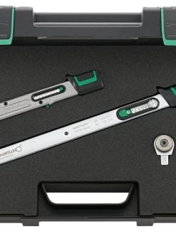 Stahlwille 730QUICK/735/4 MANOSKOP® End Fitting Torque Wrench Set With Holder For Insert Tools