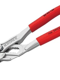 Knipex 86 03 125 Lock Button Waterpump Slip Joint Pliers Wrench PVC Grip 125mm (23mm Capacity)