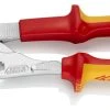 Knipex 86 06 250 VDE Insulated Lock Button Waterpump Slip Joint Pliers Wrench 250mm (52mm Capacity)
