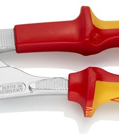 Knipex 86 06 250 VDE Insulated Lock Button Waterpump Slip Joint Pliers Wrench 250mm (52mm Capacity)