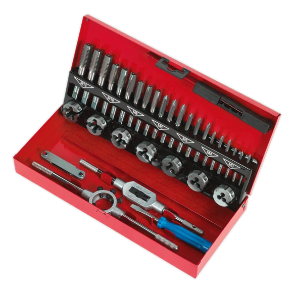Sealey Tools AK3015 32 Pce. Tap & Die Set - Metric M3 - M12 - Image 2