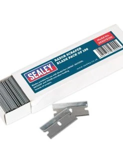 Sealey AK867B100 Pack Of 100 Razor Scraper Blades