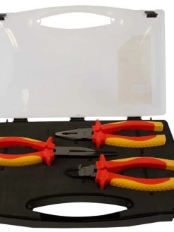 CK Avit AV06051 3 Piece Electricians Insulated VDE Pliers Set