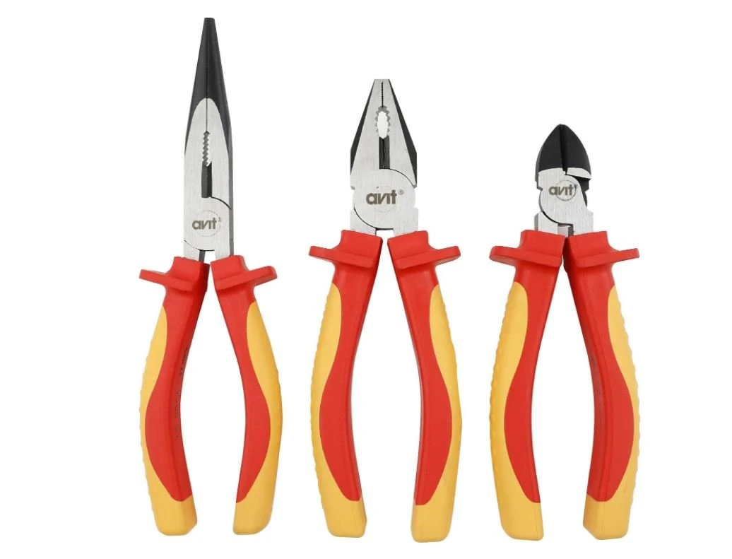 CK Avit AV06051 3 Piece Electricians Insulated VDE Pliers Set - Image 2