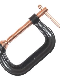 Bessey CDF408C 8in Forged Steel Copper Spindle G Clamp