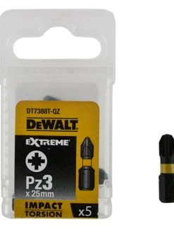 Dewalt DT7388T 25mm Impact Torsion Screwdriver Bits PZ3 (x5)