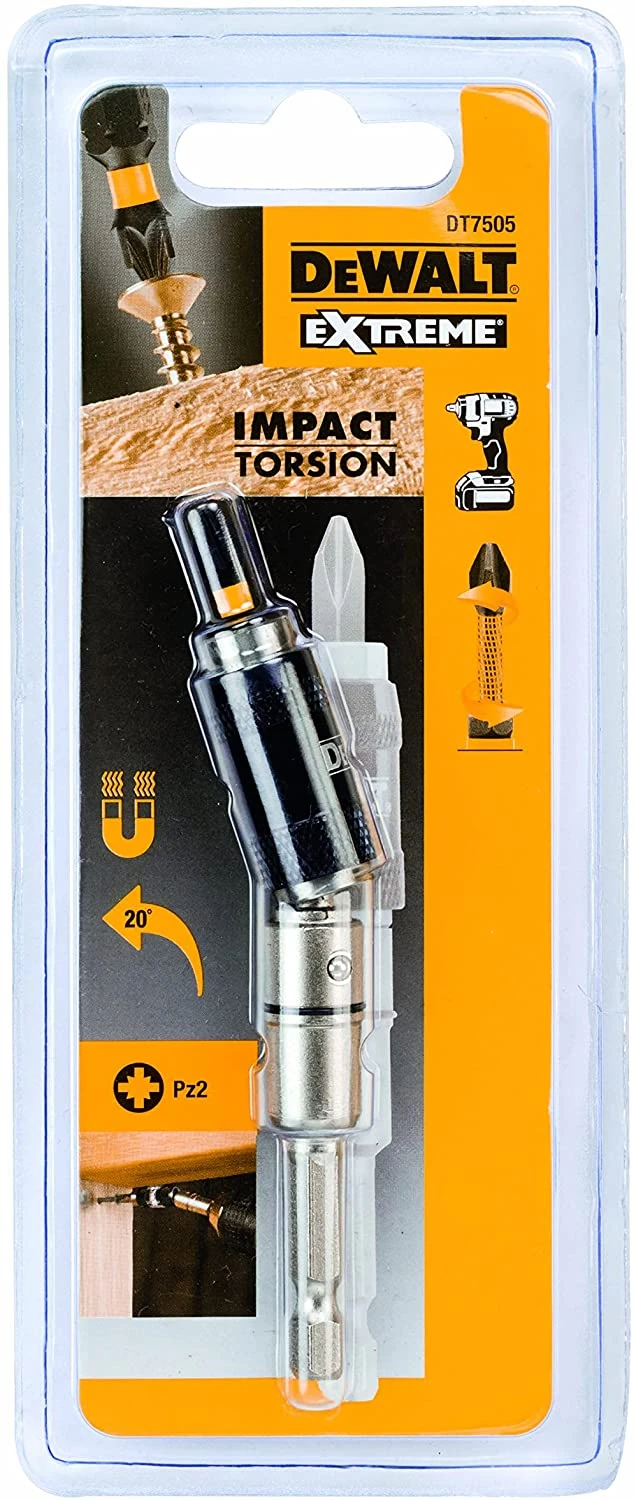 Dewalt DT7505-QZ Extreme Pivoting Screwdriver Bit Holder 1/4" Hex DT7505 - Image 2