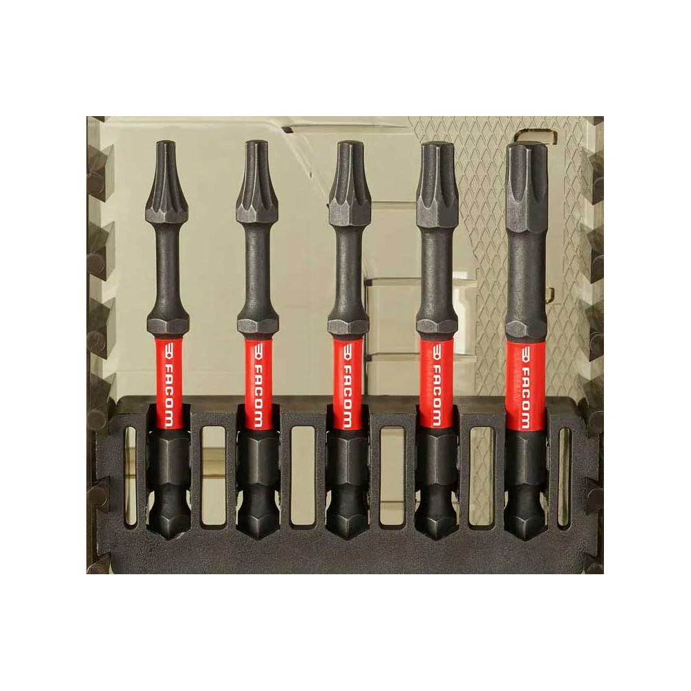 Facom EN.1J50PB 50 Piece Max Impact FlexTorq Screwdriver, Drill Bit & Nut Runner Bit Set - Image 4