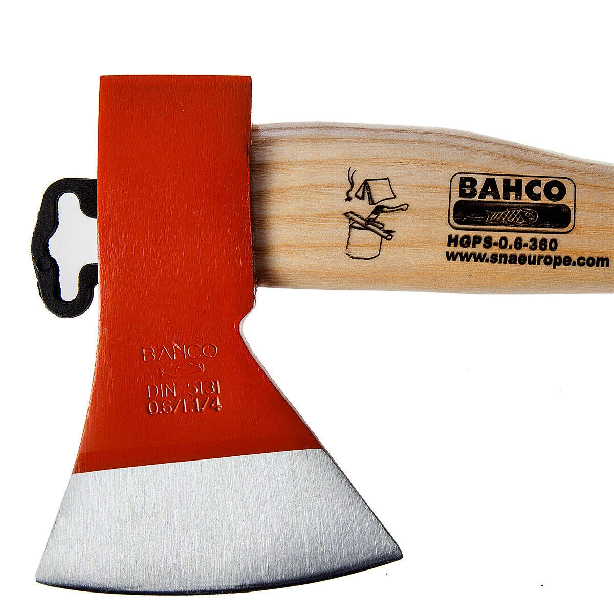 Bahco HGPS-0.6-360 Splitting Hand Axe Hatchet With Ash Wood Handle 800g 1-1/4lb - Image 2