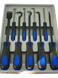 Britool Hallmark HMPSS9HD 9 Piece Heavy Duty Hook, Pick &amp; Scraper Set