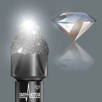 Wera 057693 Impaktor 6 Piece 50mm Long Torx Impact Driver Bits T20-T40 - Image 2