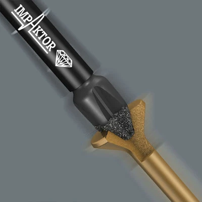 Wera 057693 Impaktor 6 Piece 50mm Long Torx Impact Driver Bits T20-T40 - Image 3