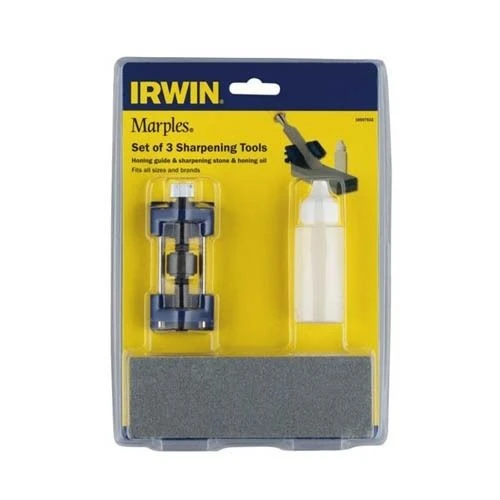 Irwin Vise-Grip Irwin (Marples) 10507932 3 Piece Sharpening Kit, Honing Guide, Oil & Stone - Image 2