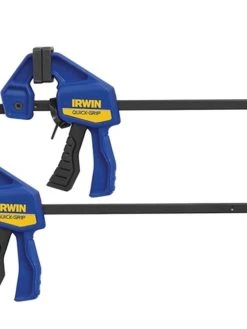 Irwin Quick-Grip T530062EL7 Micro One-Handed Bar Clamp 115mm / 4.5″ Twin Pack