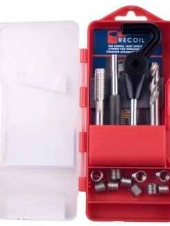 Recoil RCL38108 10 Piece Metric Sparkplug Thread Repair Kit M10 X 1.00 Pitch