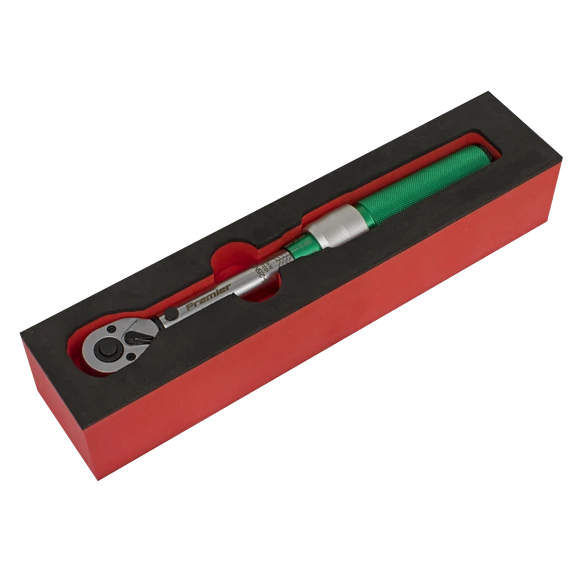 Sealey STW901 Torque Wrench Micrometer Style 1/4"Sq Drive 5-25Nm - Calibrated - Image 3