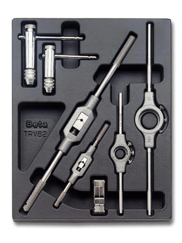Beta Tools Beta T273 7 Piece Tap And Die Set In Plastic Module Tray