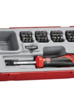 Teng Tools Teng TTSD38 38 Piece 1/4" Drive Torque Screwdriver Set 1-5Nm