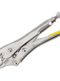 Stanley 0-84-809 Locking Pliers 225mm (9") Curved Jaw - Mole Grips